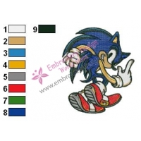 Sonic Embroidery Design 08